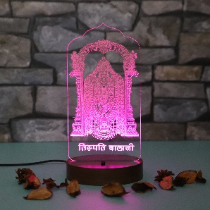 Personalised Tirupati led lamp