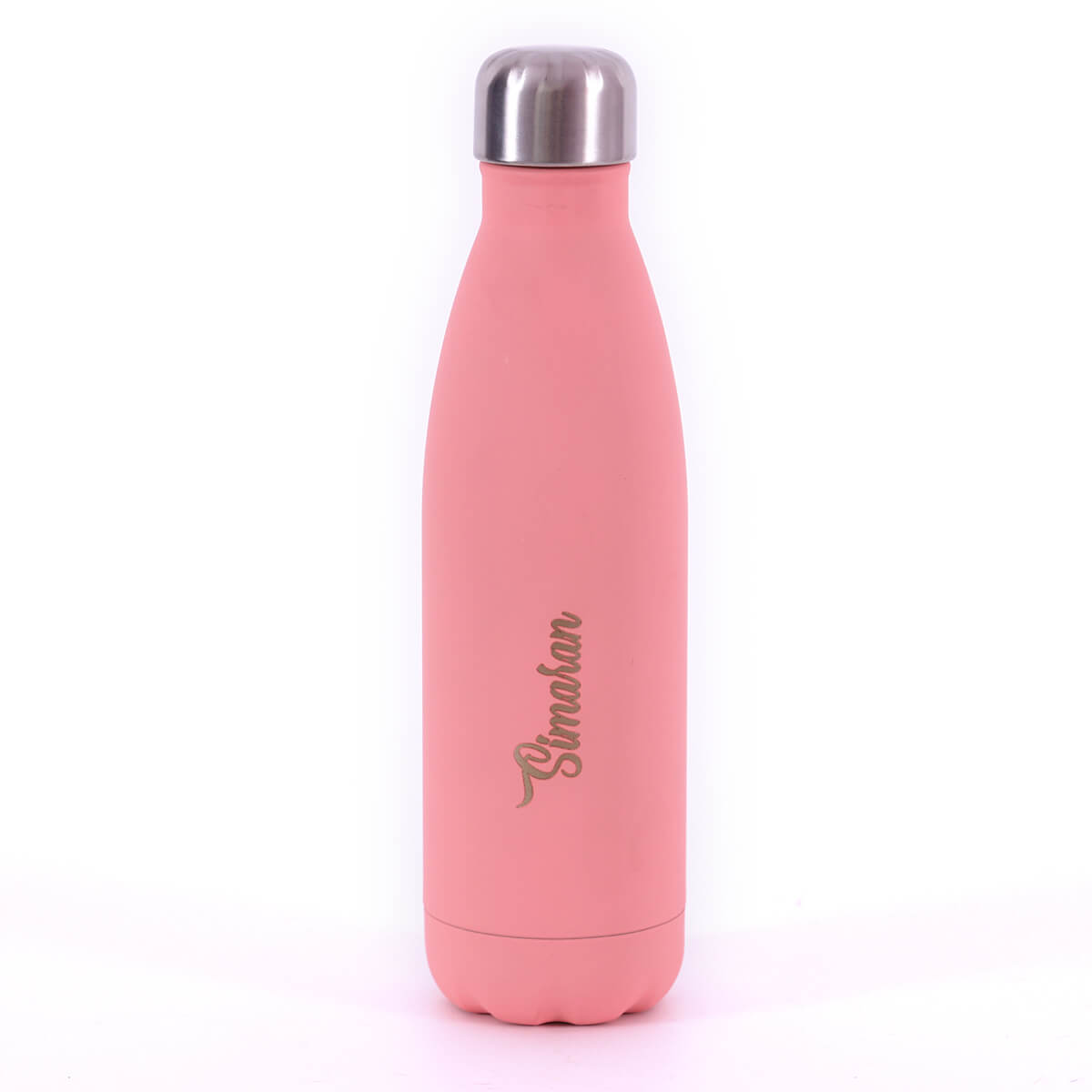 Blush Pink Personalized Name Water Bottle